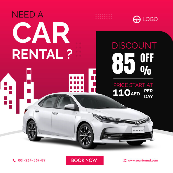 Car Rental Template | PosterMyWall