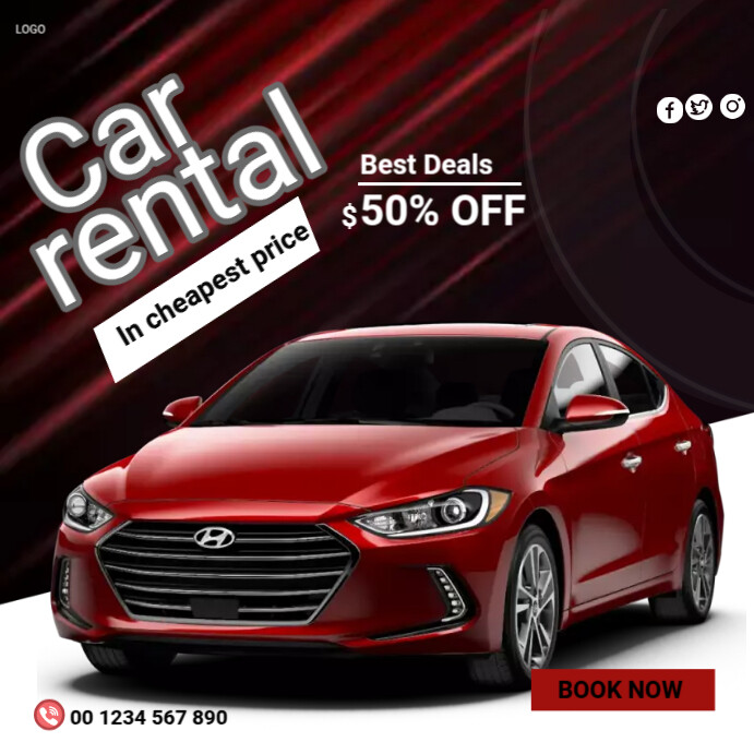 Car Rental Template | PosterMyWall