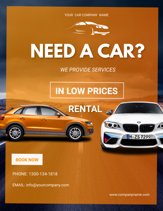 Copy of Car rental flyers | PosterMyWall
