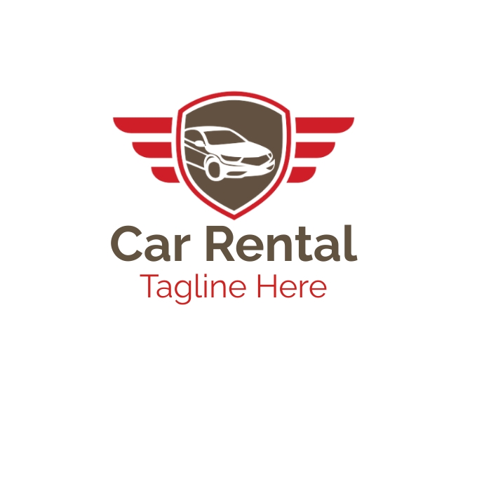 Car Rental logo Logótipo template