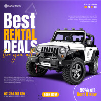 CAR RENTAL POSTER DESIGN Template | PosterMyWall