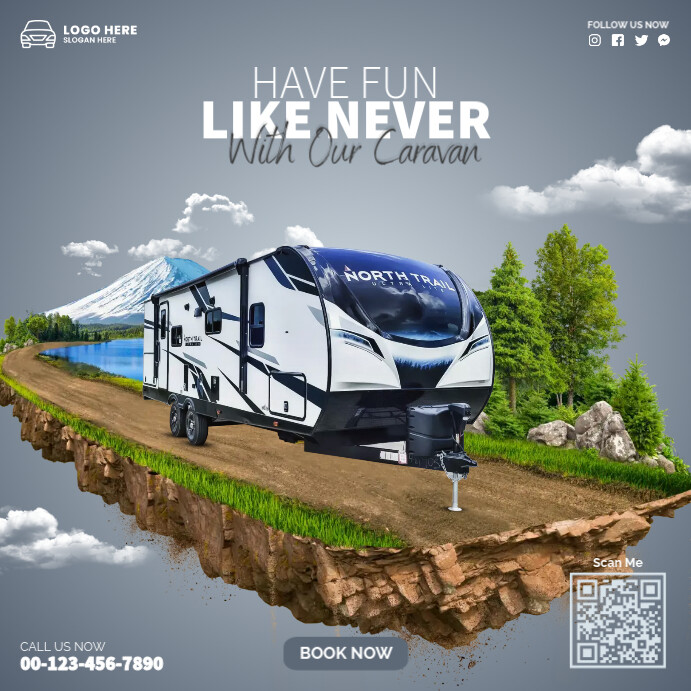 Poster Design For Rv Rental Copy of CAR RENTAL POSTER DESIGN | PosterMyWall