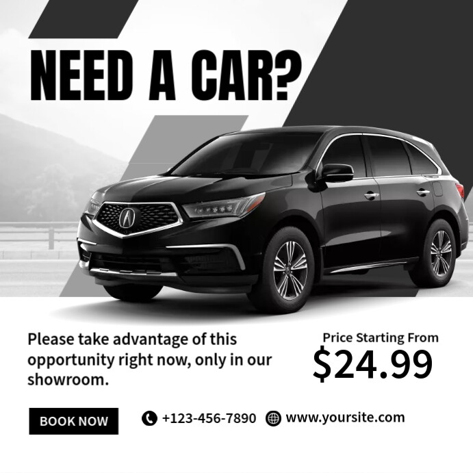 Car Rental Poster Templat | PosterMyWall