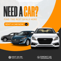 Car Rental Promo Post Instagram template