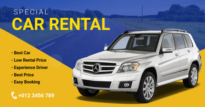 Copy of Car Rental Service banner | PosterMyWall