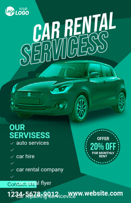 Car Rental Service | PosterMyWall