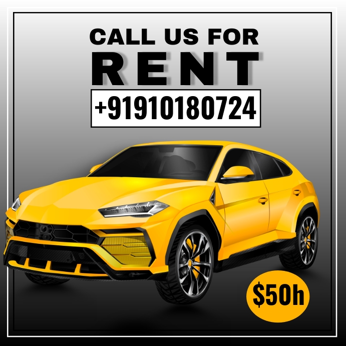 Car rental service Template PosterMyWall