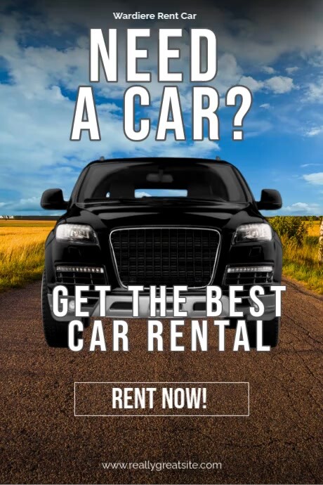 Car Rental Services Posters Template | PosterMyWall