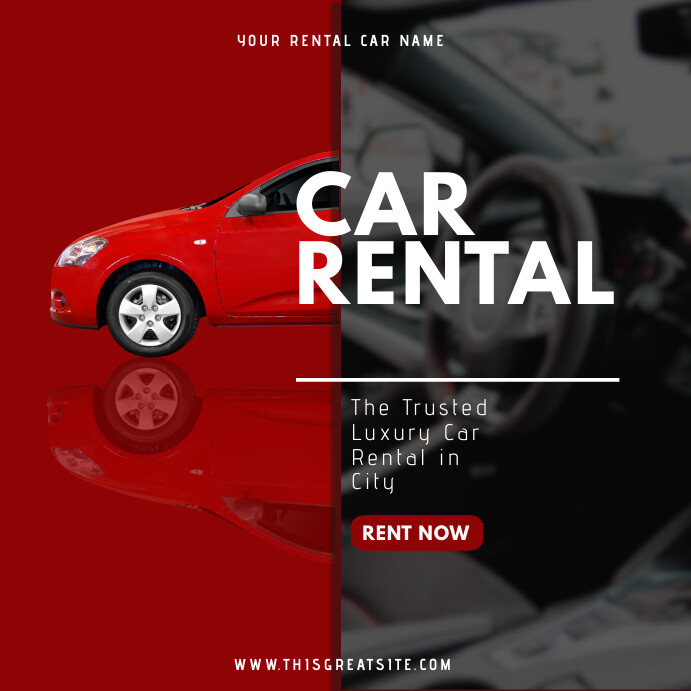 Car Rental Template Design | PosterMyWall