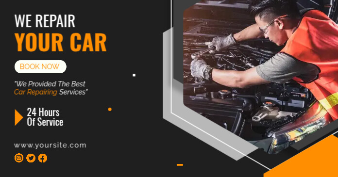 Car Repair Ads Template | PosterMyWall