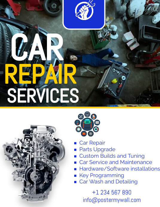 car repair Template PosterMyWall car repair Template PosterMyWall