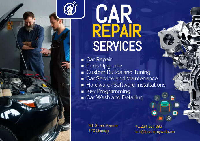 car repair Template PosterMyWall car repair Template PosterMyWall