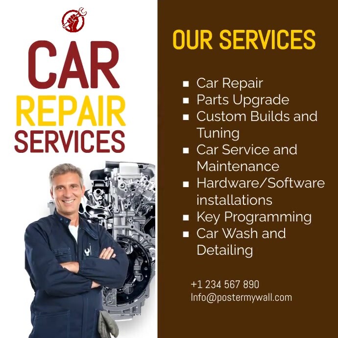 car repair Template PosterMyWall car repair Template PosterMyWall
