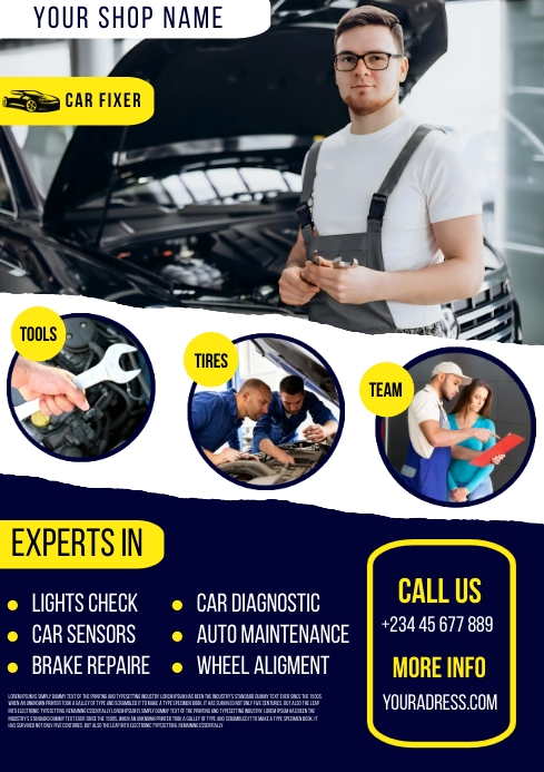 car repair Template PosterMyWall car repair Template PosterMyWall