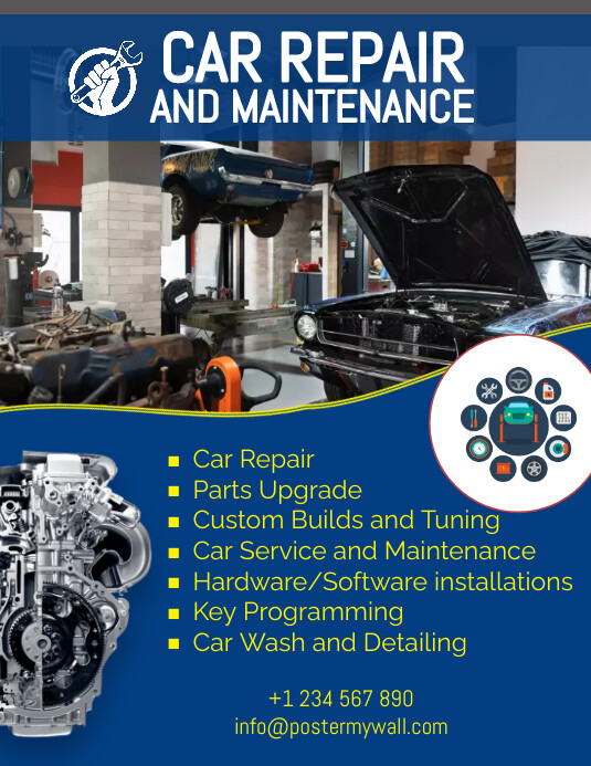 car repair Template PosterMyWall car repair Template PosterMyWall