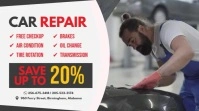 Car Repair Service Digital Display Ad template