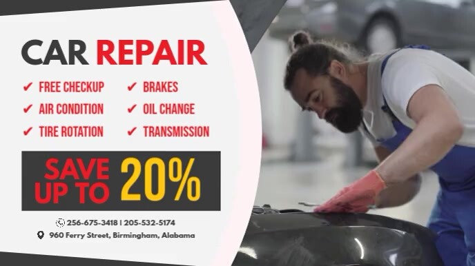 Copy of Car Repair Service Digital Display Ad | PosterMyWall