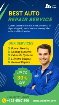 Car Repair Service WhatsApp Status template