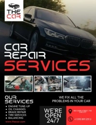 Car Repair Services Flyer (US Letter) template