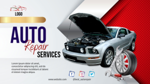 Car Repair Services POSTER Digitalt display (16:9) template