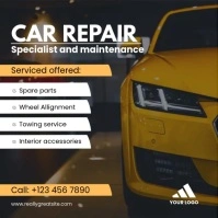 car repair template Square (1:1)