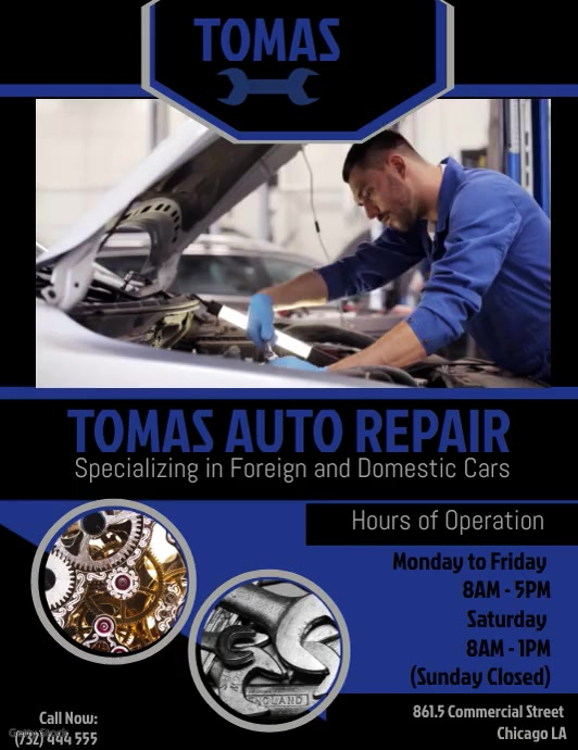 Copy of Car Repair Template PosterMyWall