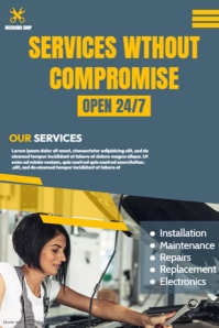 Repair Shop Poster Template | PosterMyWall