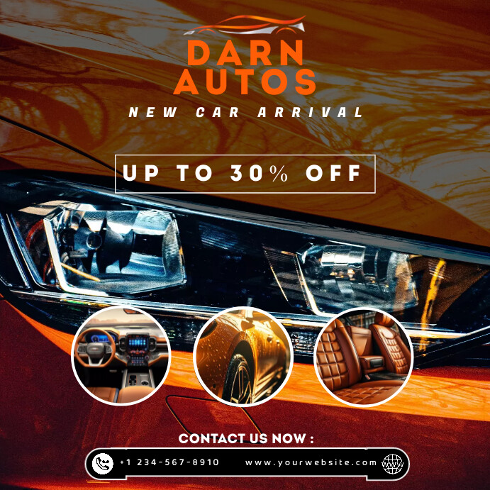 Car sale (1) Instagram Post template