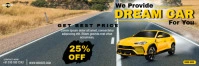 car sale ad Banner 2' × 6' template