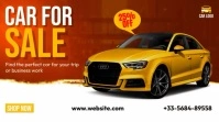 Car Sale Banner Ad Ekran reklamowy (16:9) template