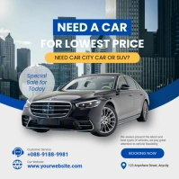 Car Sale/Boot Template Pos Instagram