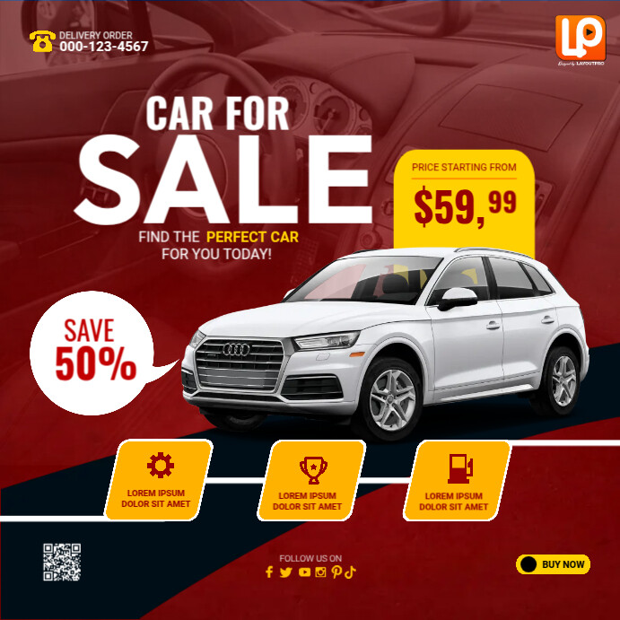 Car Sale Template PosterMyWall