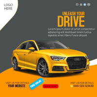 CAR SALE Instagram-bericht template