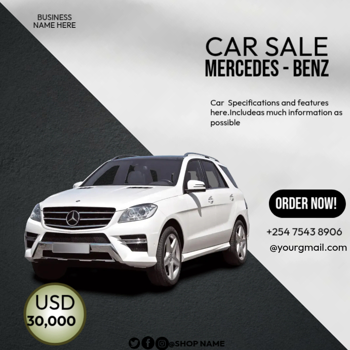 car sale Template PosterMyWall