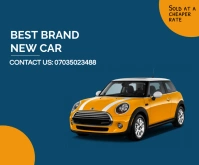 Car sale design Mittelgroßes Rechteck template