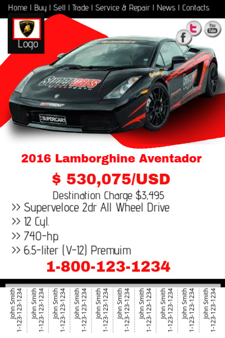 Autoverkauf Vorlage Vorlage Postermywall