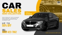 Car Sale Promotion Blog Header Banner template