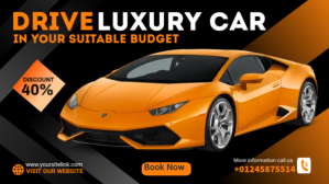car sale template Facebook-covervideo (16:9)