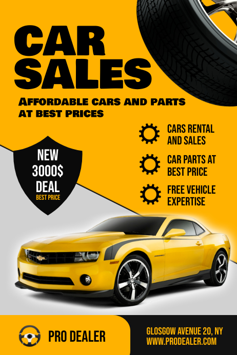 Car Sales Flyer Template PosterMyWall Car Sales Flyer Template PosterMyWall
