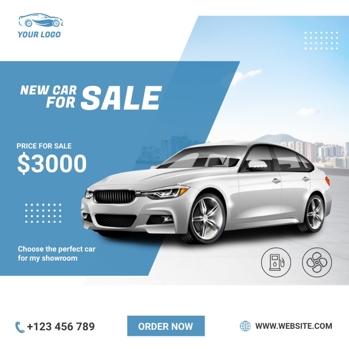 Modèle Publication sur Les Ventes de Voitures Instagram PosterMyWall