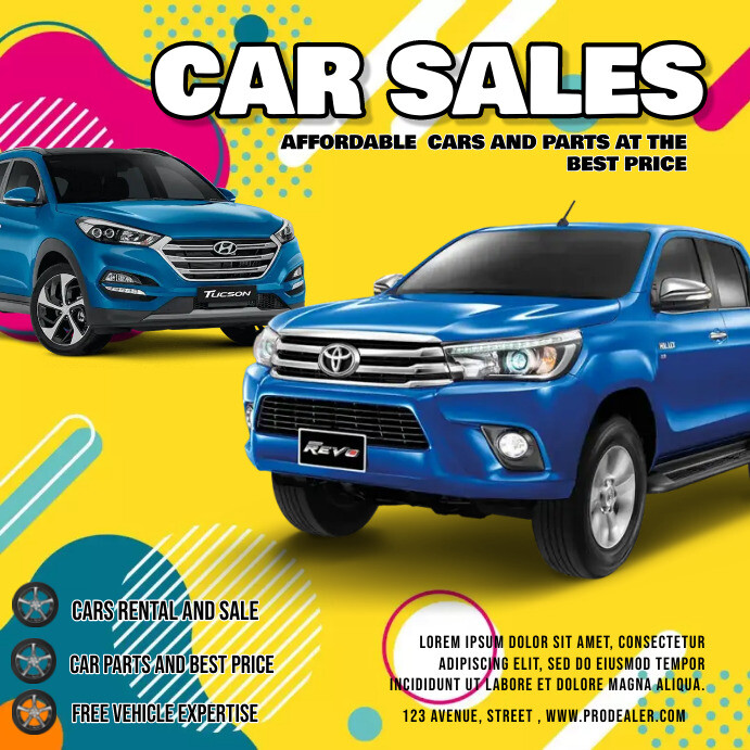 CAR SALES TEMPLATE PosterMyWall