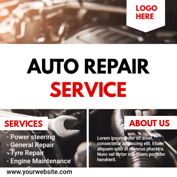 Free Service Ad Example Car Service Ad Template | PosterMyWall
