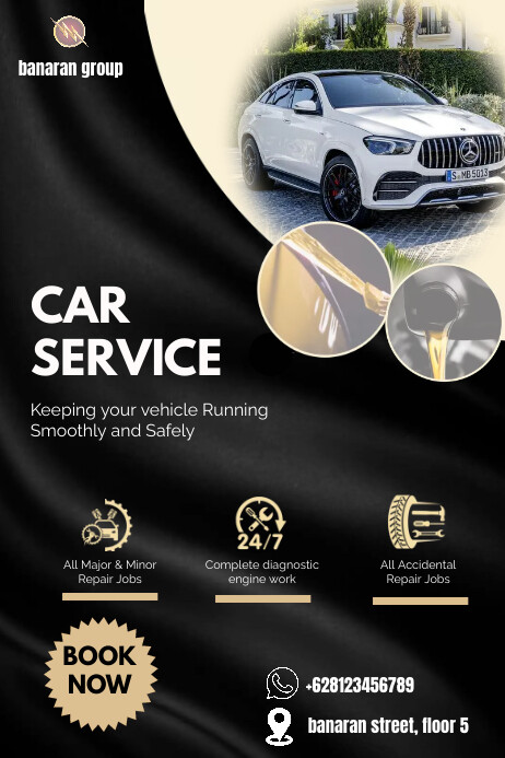 Car Service Template | PosterMyWall