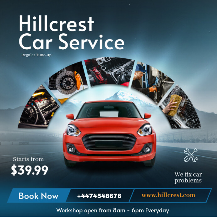 Copy of Car Service | PosterMyWall