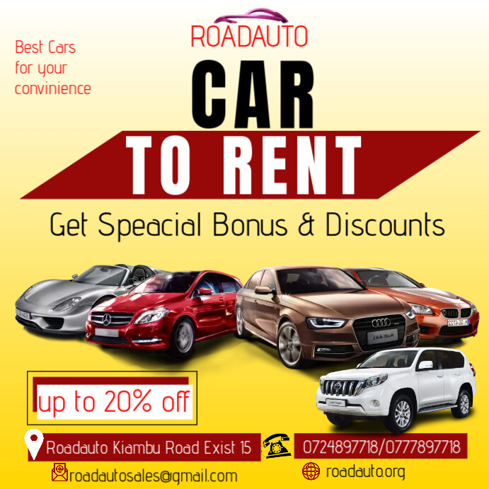 CAR SERVICES FLYER Template PosterMyWall