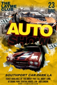 Car Show Best Design Plakkaat template