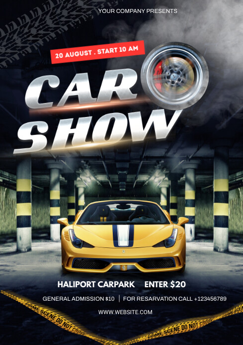 Car Show Template PosterMyWall