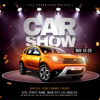 car show Instagram na Post template