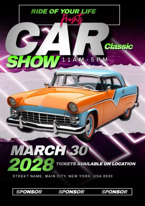 Car Show Template | PosterMyWall