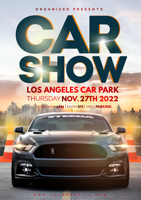 Car Show Template PosterMyWall